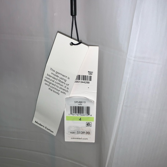 Calvin Klein | White no closure blazer - Picture 11 of 14